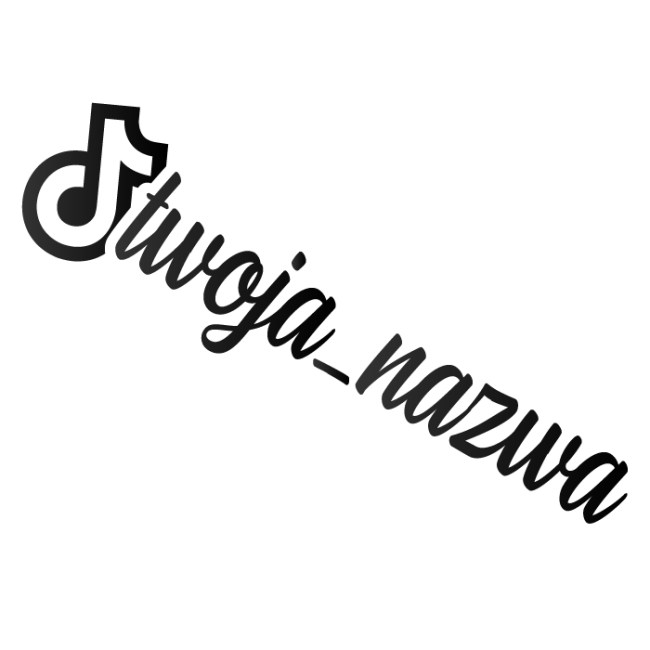Naklejka TIKTOK
